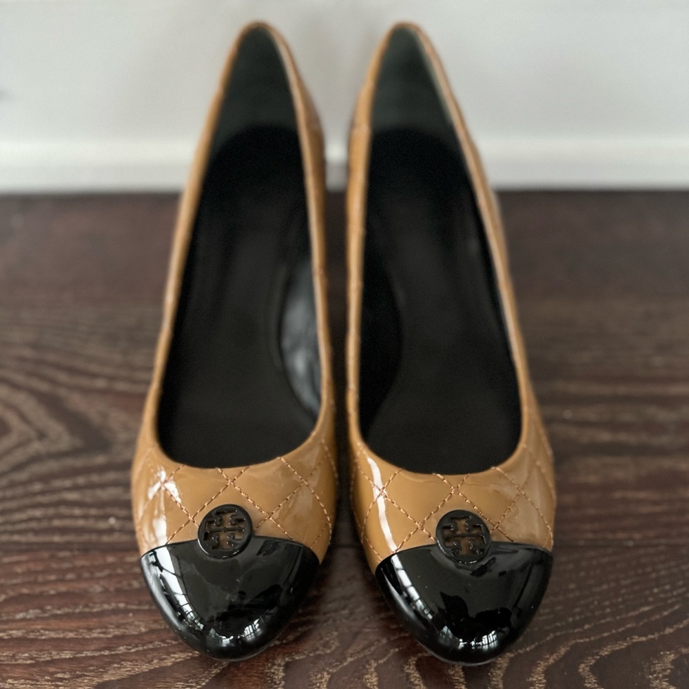 Tory Burch Bow-Detail Leather Pumps